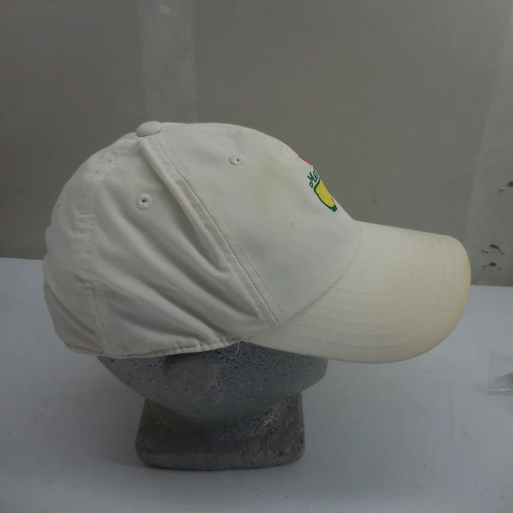 Masters Tournament Golf Hat American Needle White Snapback Performance Cap Logo